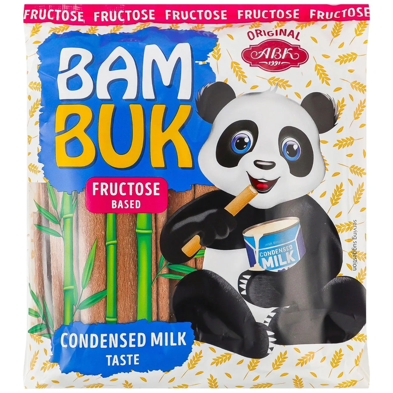 Снеки мультизлакові АВК Бам-Бук зі смаком згущеного молока на фруктозі 160г - Фото 1