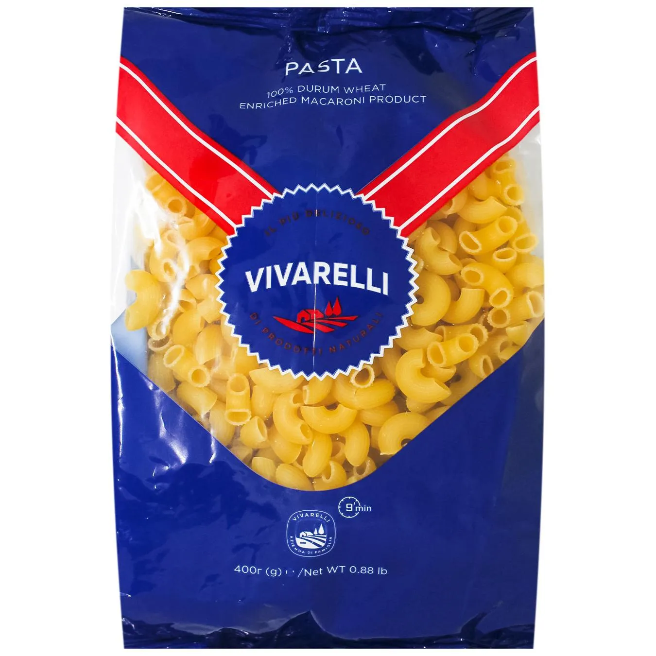 Макаронні вироби Vivarelli Ріжки 400г - Фото 1