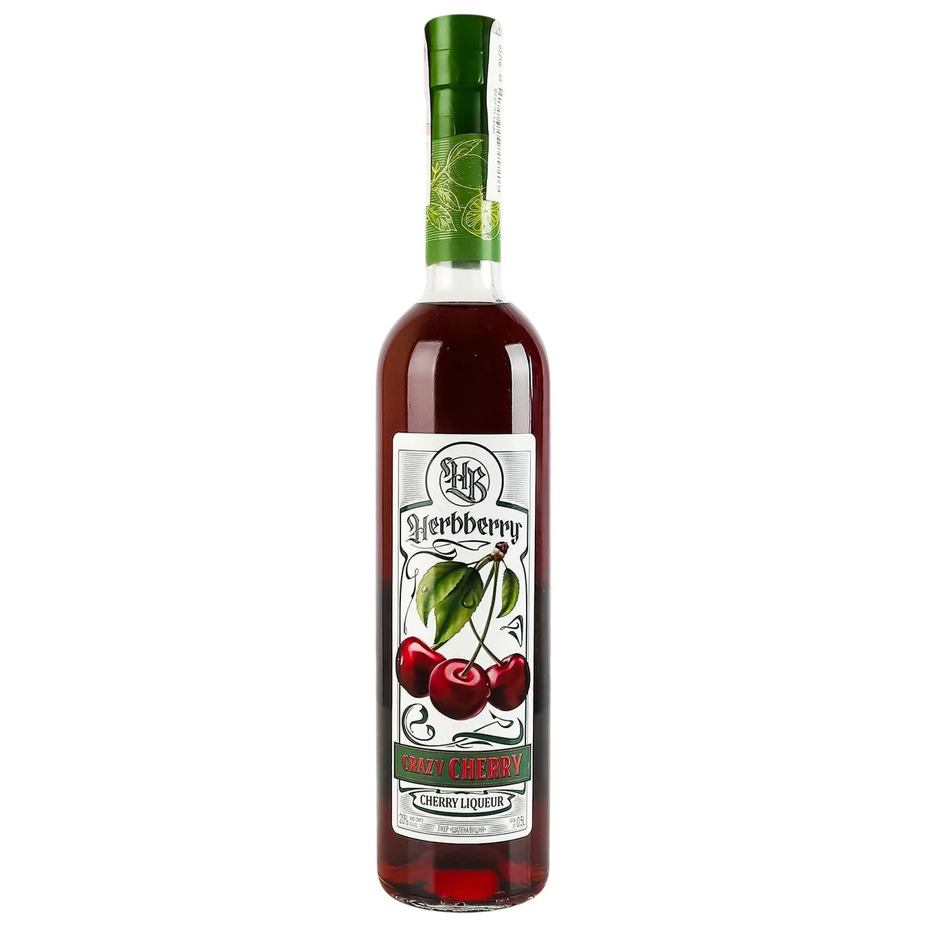 Лікер Herbberry Crazy Cherry 20% 0.5л - Фото 1