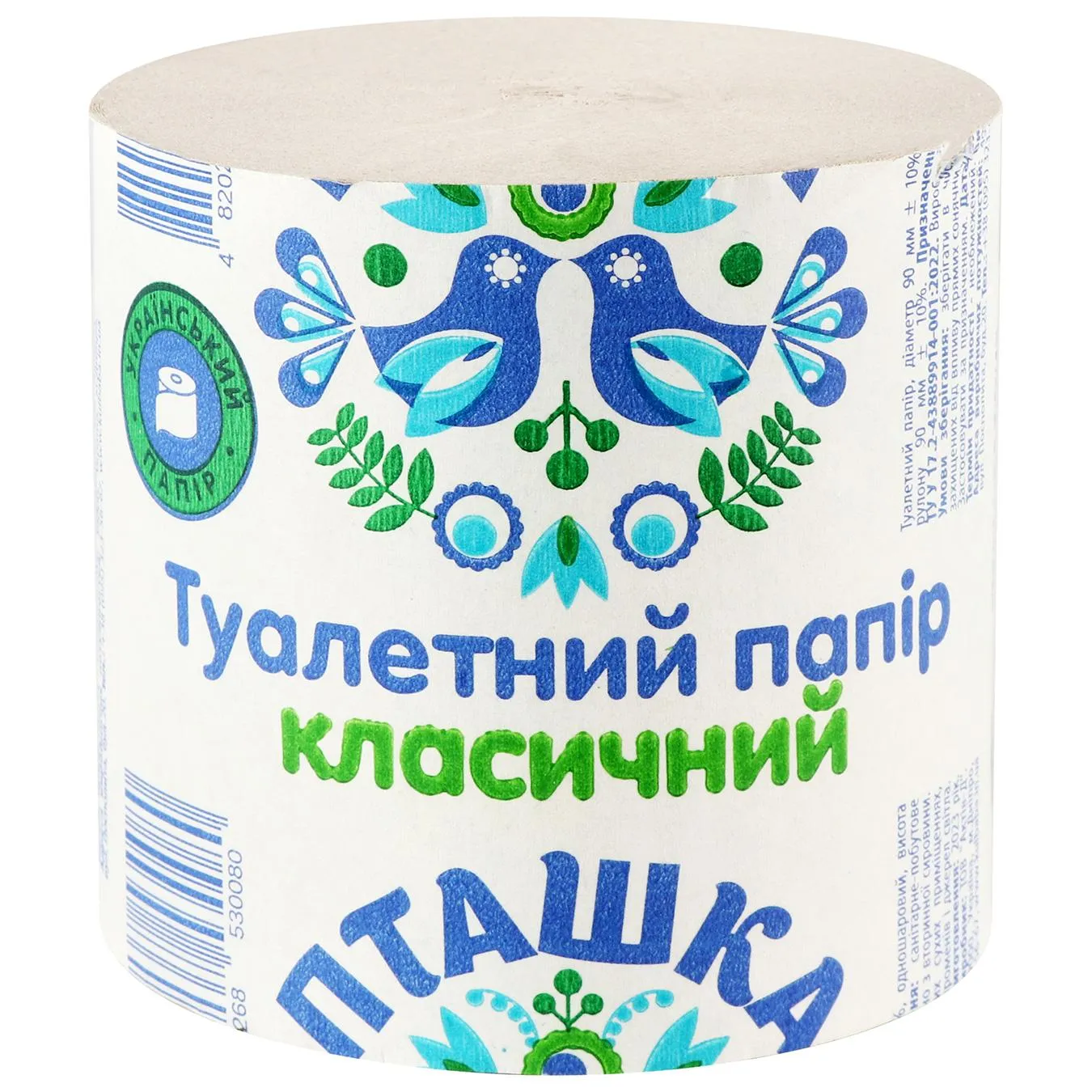 Туалетний папір Пташка 1-шаровий - Фото 1