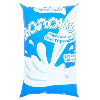 Молоко Дживальдіс пастеризоване 2,6% 900г - Photo 1