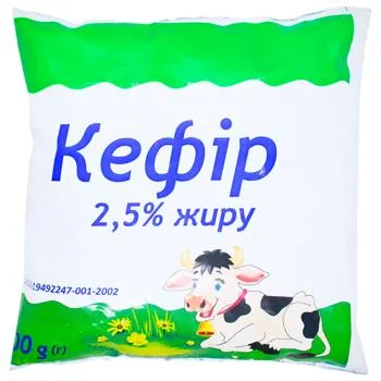 Кефір 2,5% 400г - Photo 1