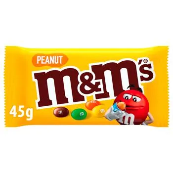 Драже M&M's з арахісом і молочним шоколадом вкрите хрумкою різнокольоровою глазур'ю 45г - Photo 4