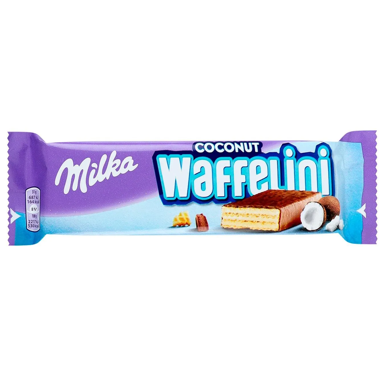 Вафлі Milka Waffelini з кокосом 31г - Фото 8