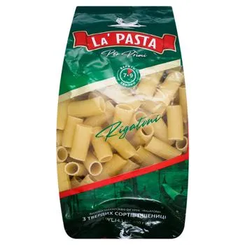 Макаронні вироби La Pasta Per Primi рігатоні 400г - Photo 1