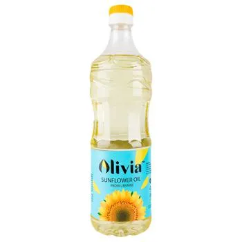 Олія соняшникова Olivia рафінована дезодорована виморожена 830мл - Photo 1