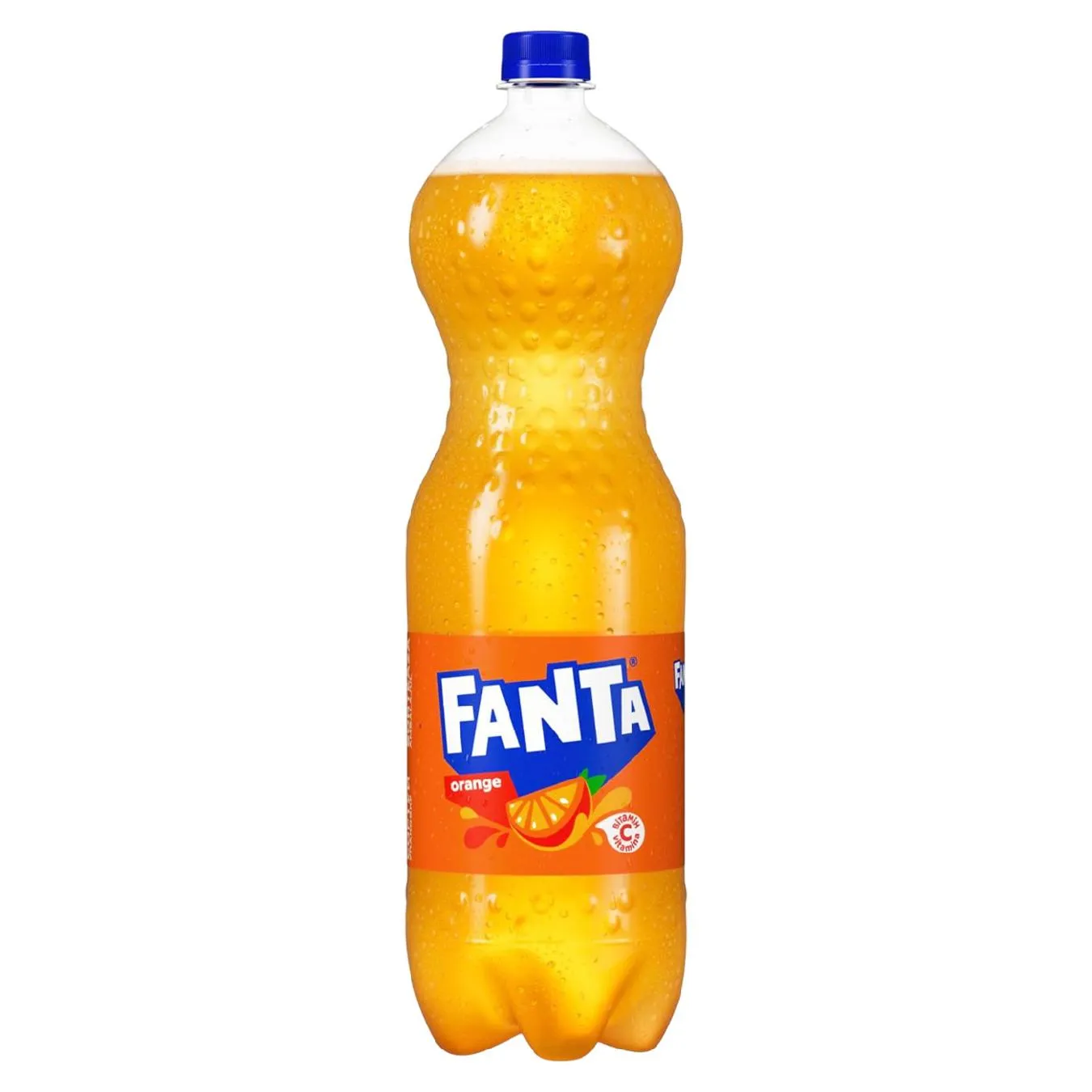 Напій Fanta Zero Sugar Orange сильногазований соковмісний 1,75л п/пл - Фото 1