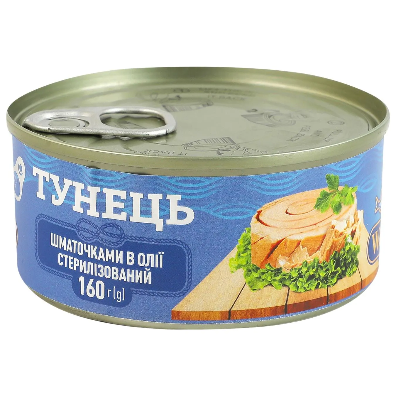 Тунець WellFish шматочками в олії 160г - Фото 1