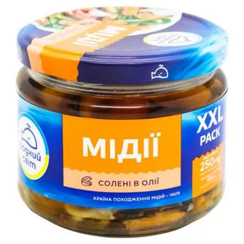 М'ясо мідій Водний Світ в олії 250г - Photo 3