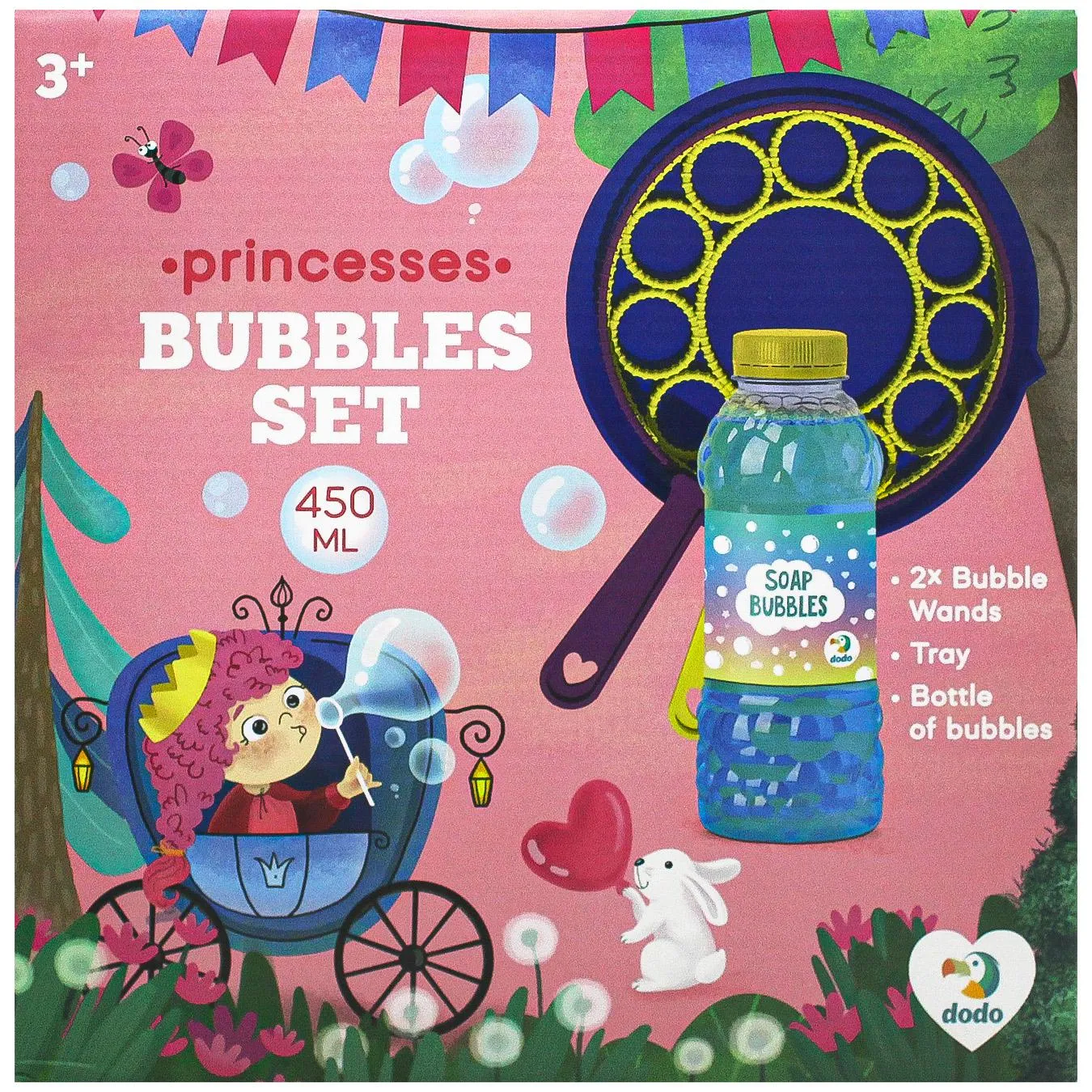 Набір мильних бульбашок DoDo Принцеси 450мл - Фото 1