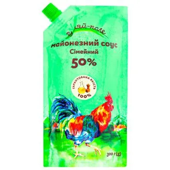 Майонезний соус Гуляй-поле Сімейний 50% 300г - Photo 1