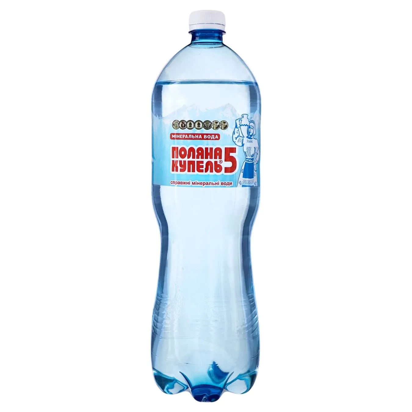 Вода мінеральна Поляна Купель-5 сильногазована 1,5л - Фото 5