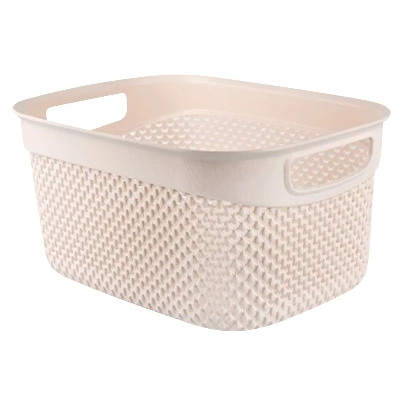 Кошик Ucsan Plastik Drop прямокутний кремовий 3,3л - Фото 3