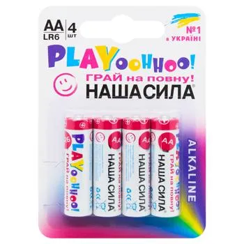 Батарейки Наша Сила Play АА 4шт - Photo 1