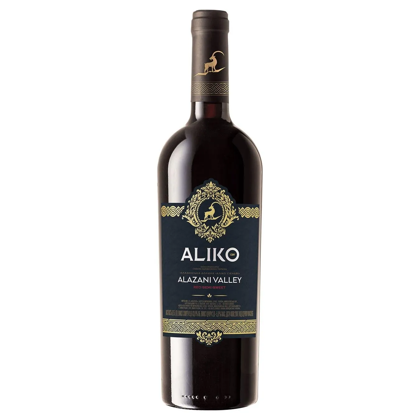 Вино Aliko C&W Алазанська Долина червоне напівсолодке 13% 0,75л - Фото 5