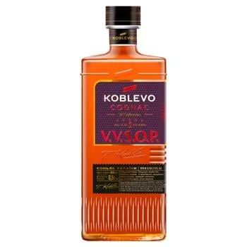 Коньяк України Koblevo V.V.S.O.P. 5 років 40% 0,5л - Фото 1