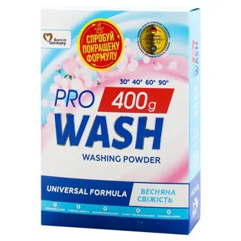 Пральний порошок ProWash Весняна свіжість 400г - Фото 5