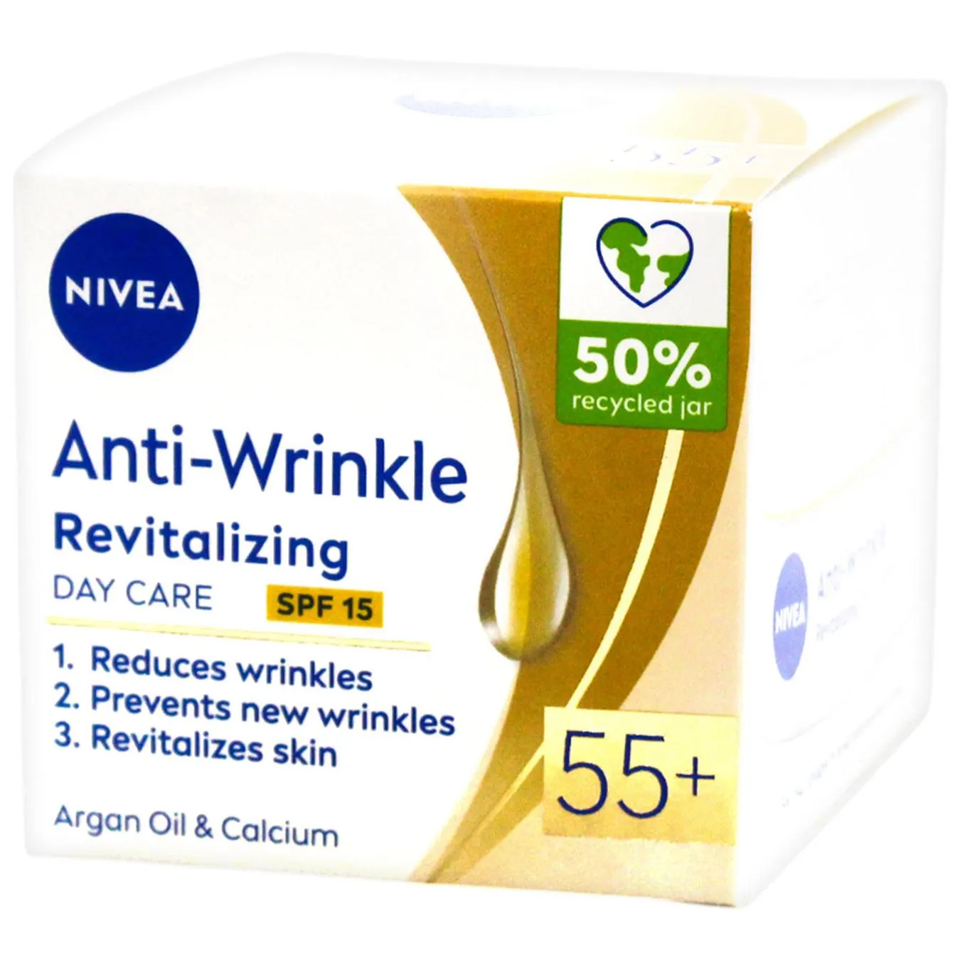 Крем для обличчя Nivea проти зморшок + ревіталізація денний 55+ 50мл - Фото 6