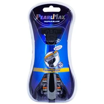 Бритва PearlMax Triple Blade одноразова зі змінними лезами 3шт - Photo 1