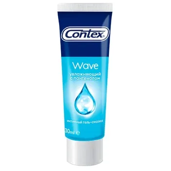 Інтимний гель-змазка Contex Wave Зволожуючий з пантенолом 30мл - Фото 1