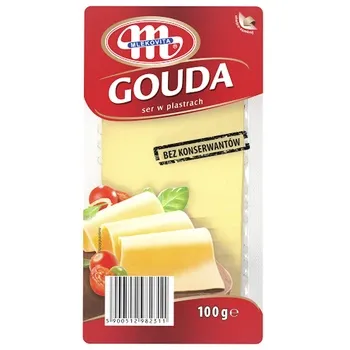 Сир Mlekovita Гауда нарізка 45% 100г - Photo 1