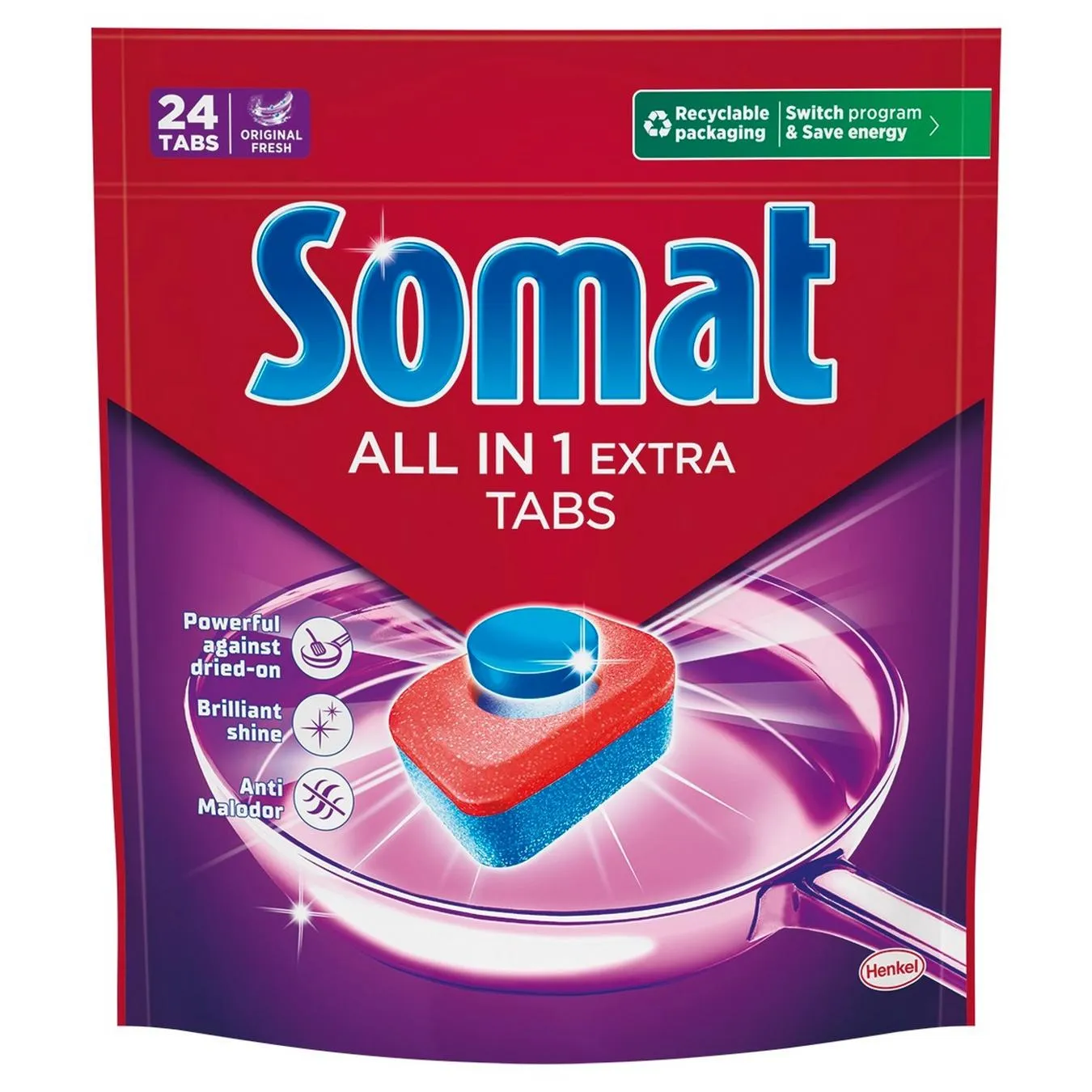 Таблетки для посудомийних машин Somat All in 1 Extra 24шт - Фото 5