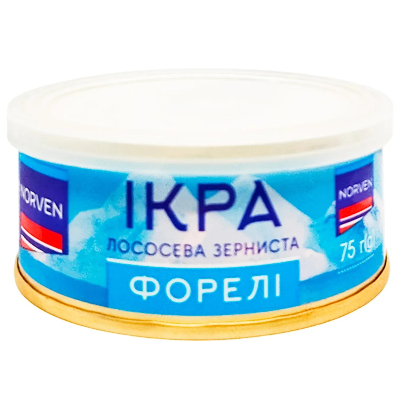 Ікра форелі Norven зерниста 75г - Фото 1