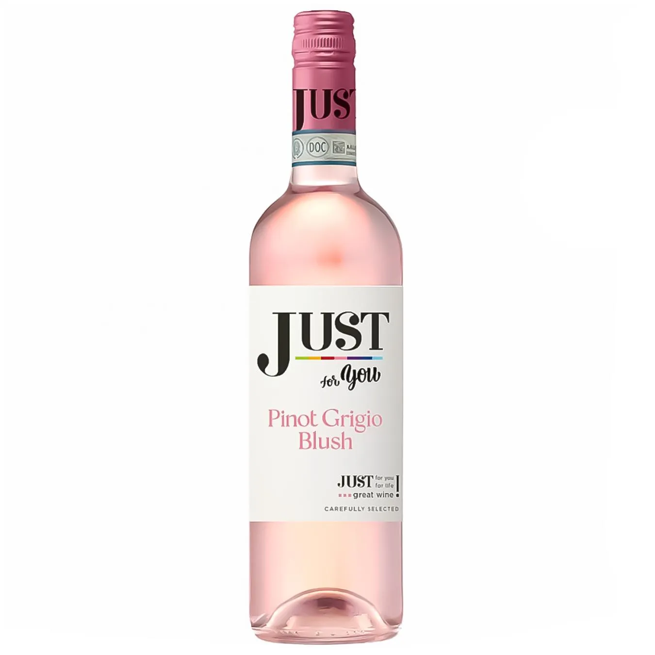 Вино Just for You Pinot Grigio Blush біле сухе 11,5% 0,75л - Фото 1