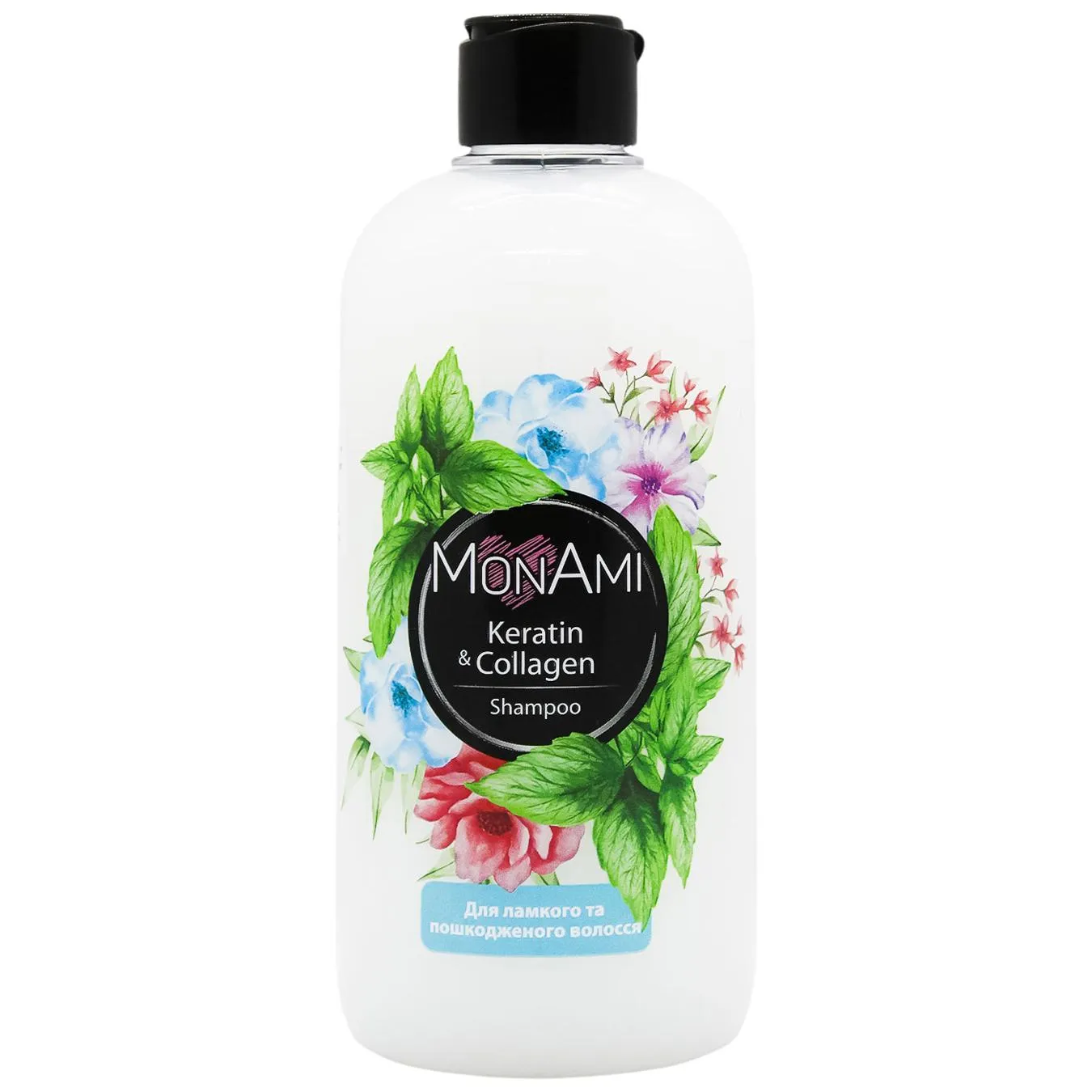 Шампунь Mon Ami Кератин і колаген 500мл - Фото 1