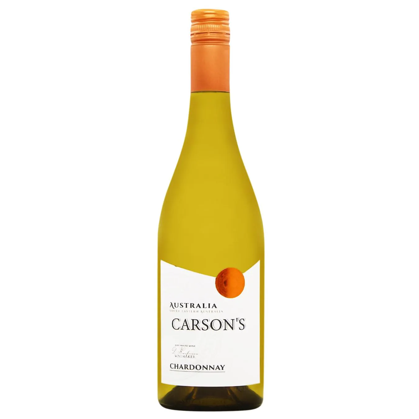 Вино Carson's Chardonnay біле сухе 12,5% 0,75л - Фото 1