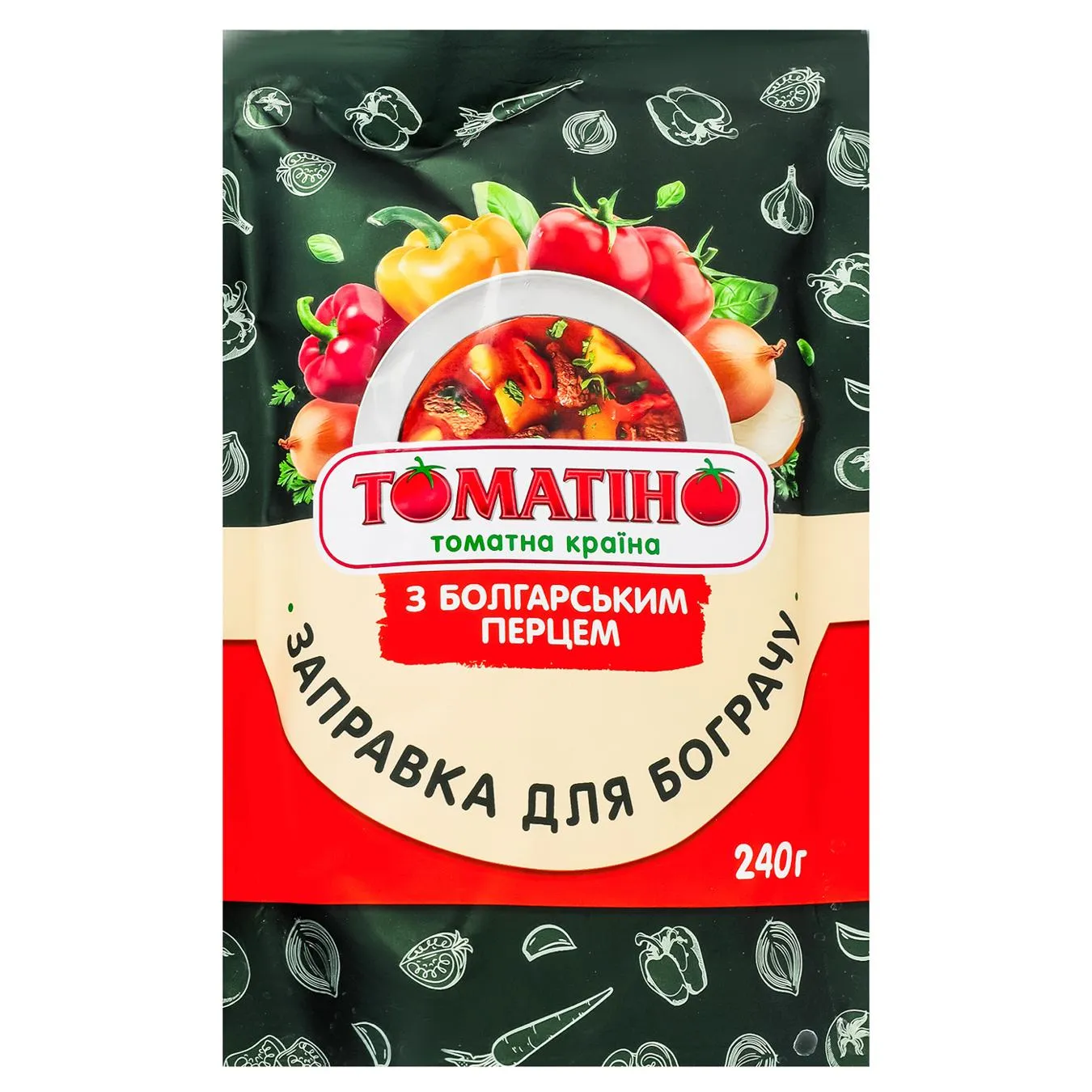 Заправка до бограчу Томатіно з болгарським перцем 240г - Фото 1