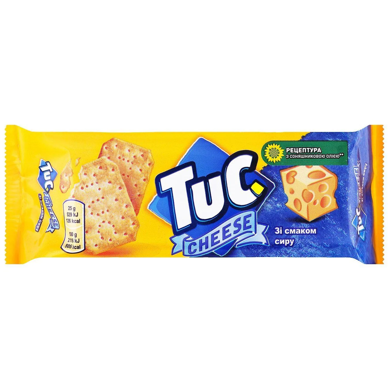 Крекер Tuc зі смаком сиру 100г - Фото 1
