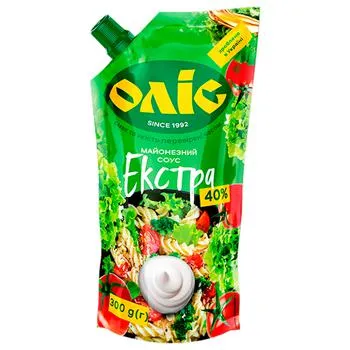 Майонезний соус Оліс Екстра 40% 300г - Photo 1