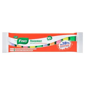 Губки кухонні Fino Піноефект 10шт - Photo 3