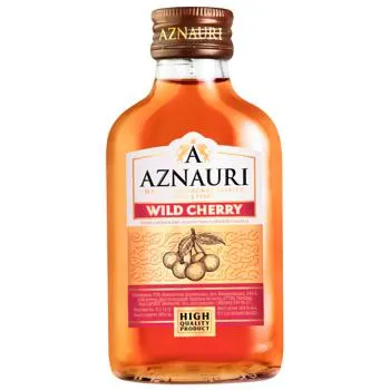 Напій алкогольний Aznauri Wild Cherry 30% 100мл - Photo 1