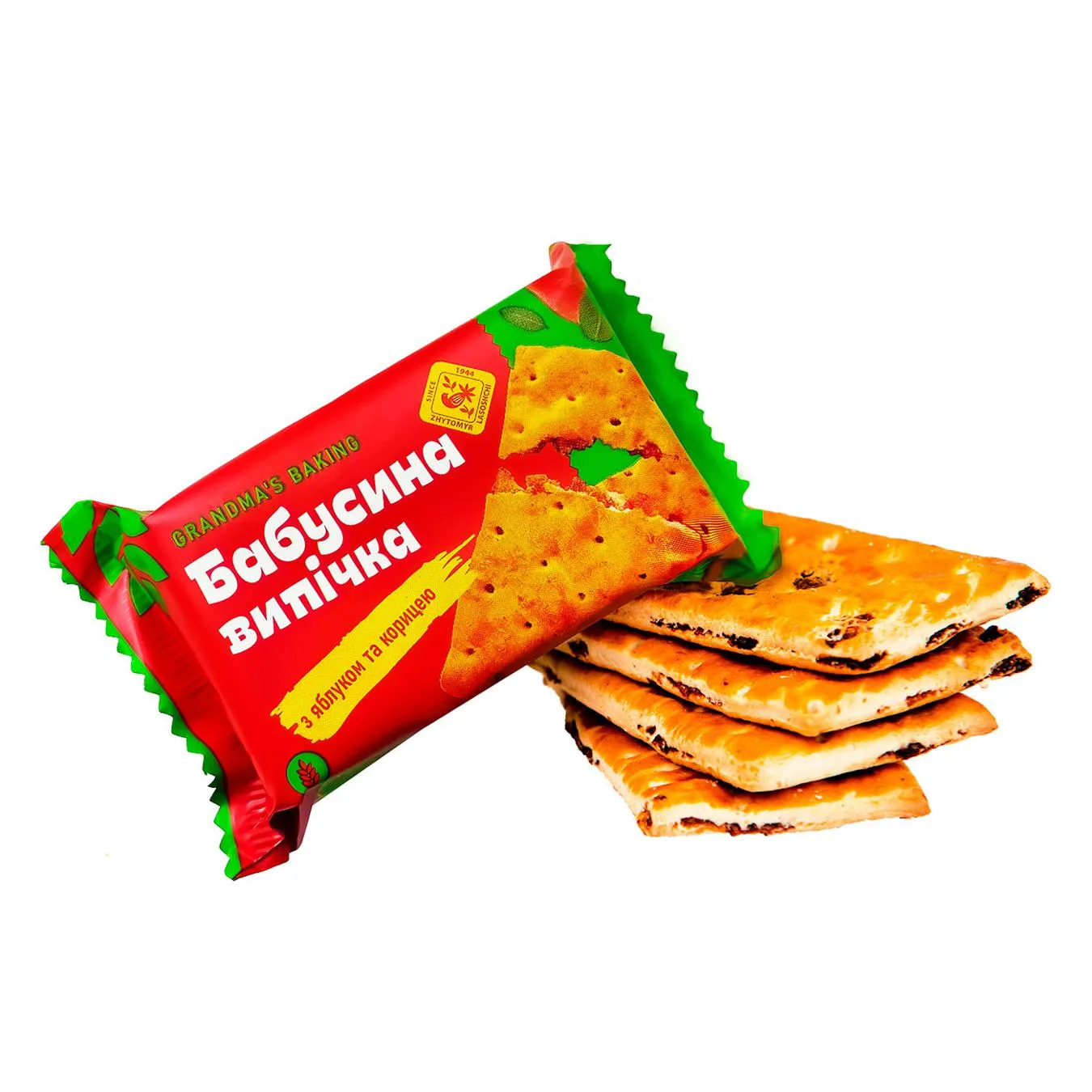 Печиво Житомирські Ласощі Бабусина випічка затяжне з яблуком та корицею - Фото 1