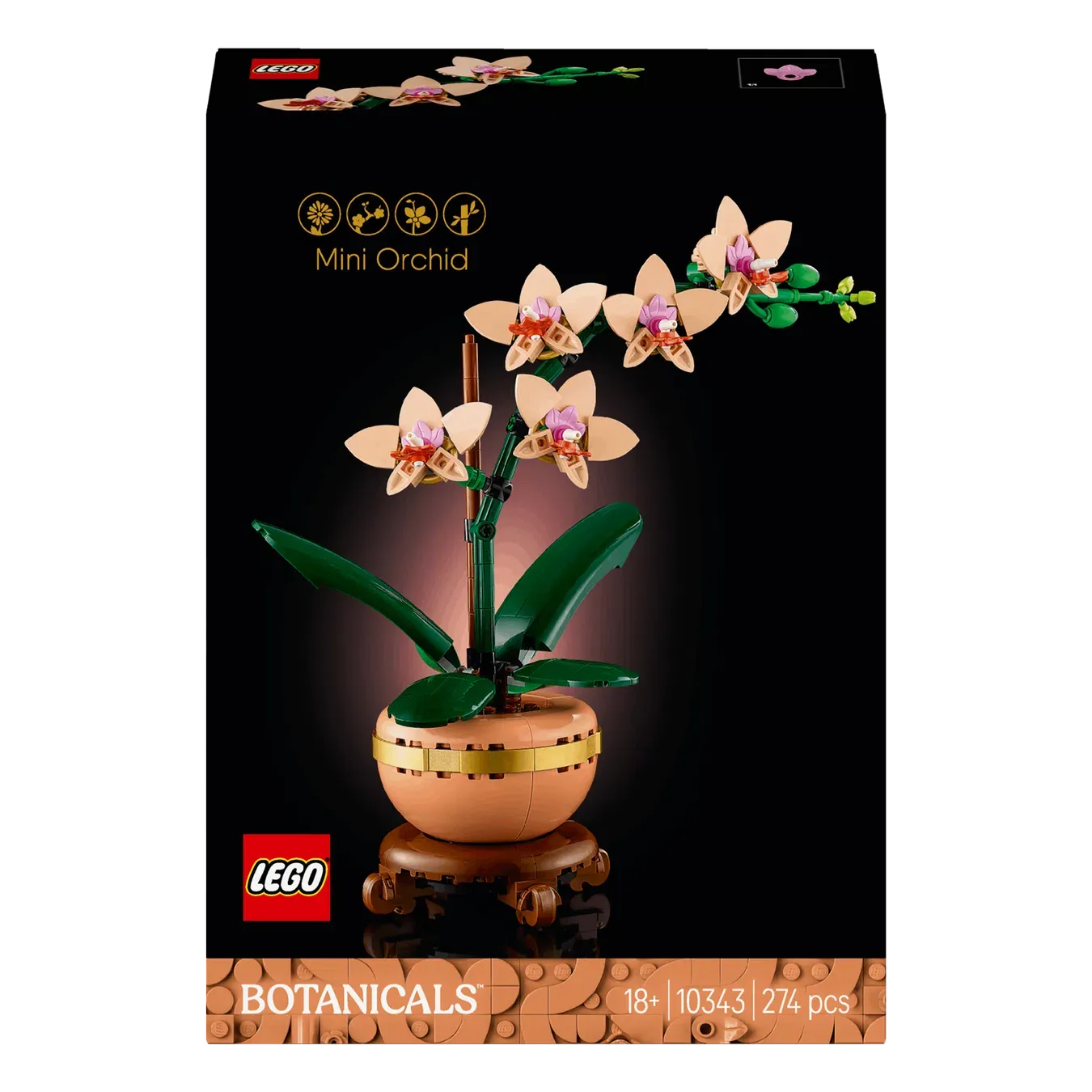 Конструктор Lego Botanicals Міні орхідея 10343 зображення