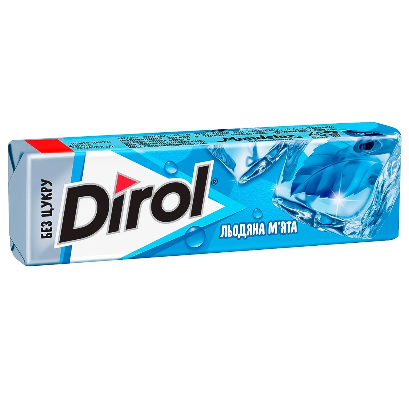 Жувальна гумка Dirol Льодяна м'ята 14г зображення