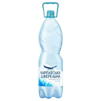 Вода негазована Карпатська Джерельна мінеральна 2л зображення