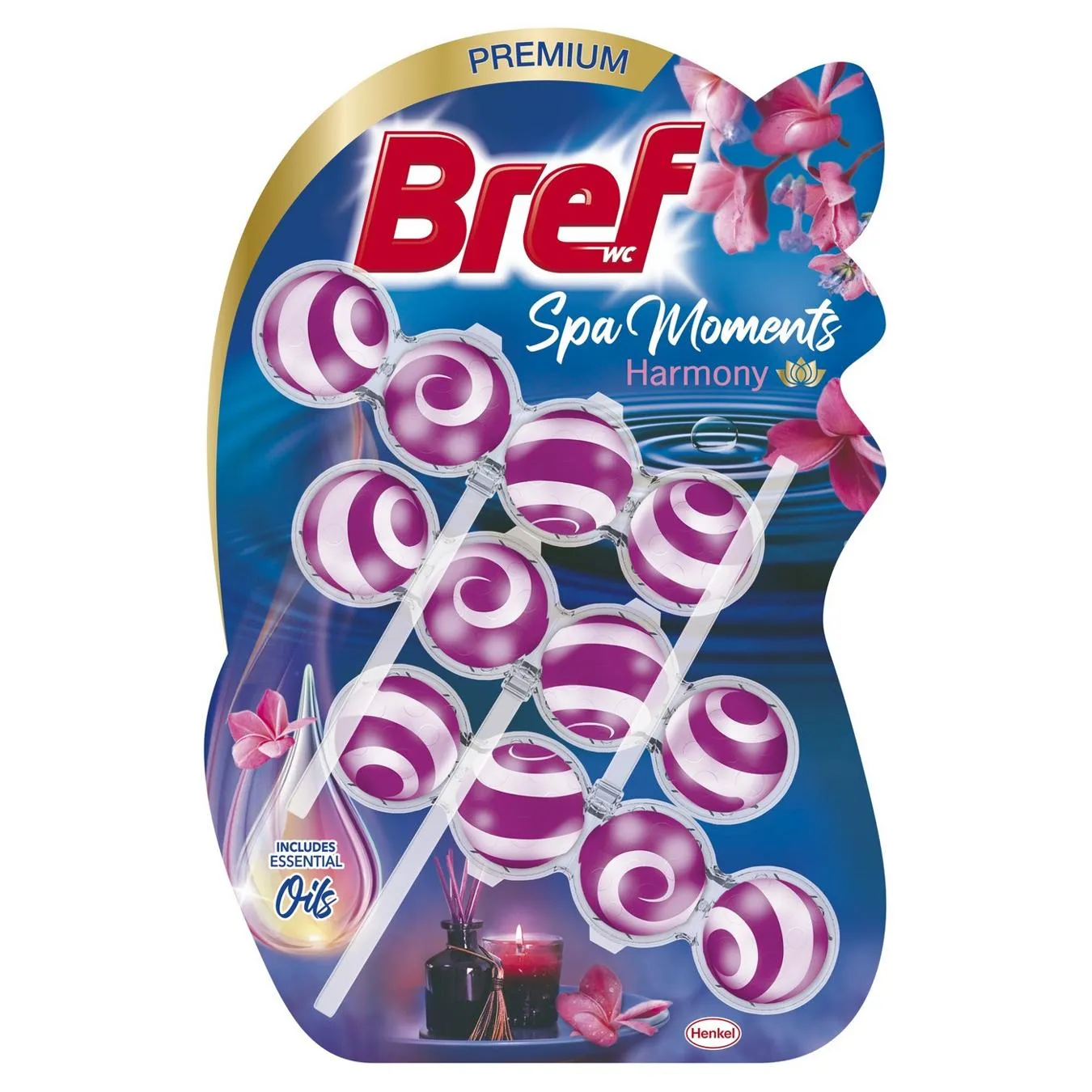 Блок для унітазу Bref Spa Moments Harmony 3х50г зображення