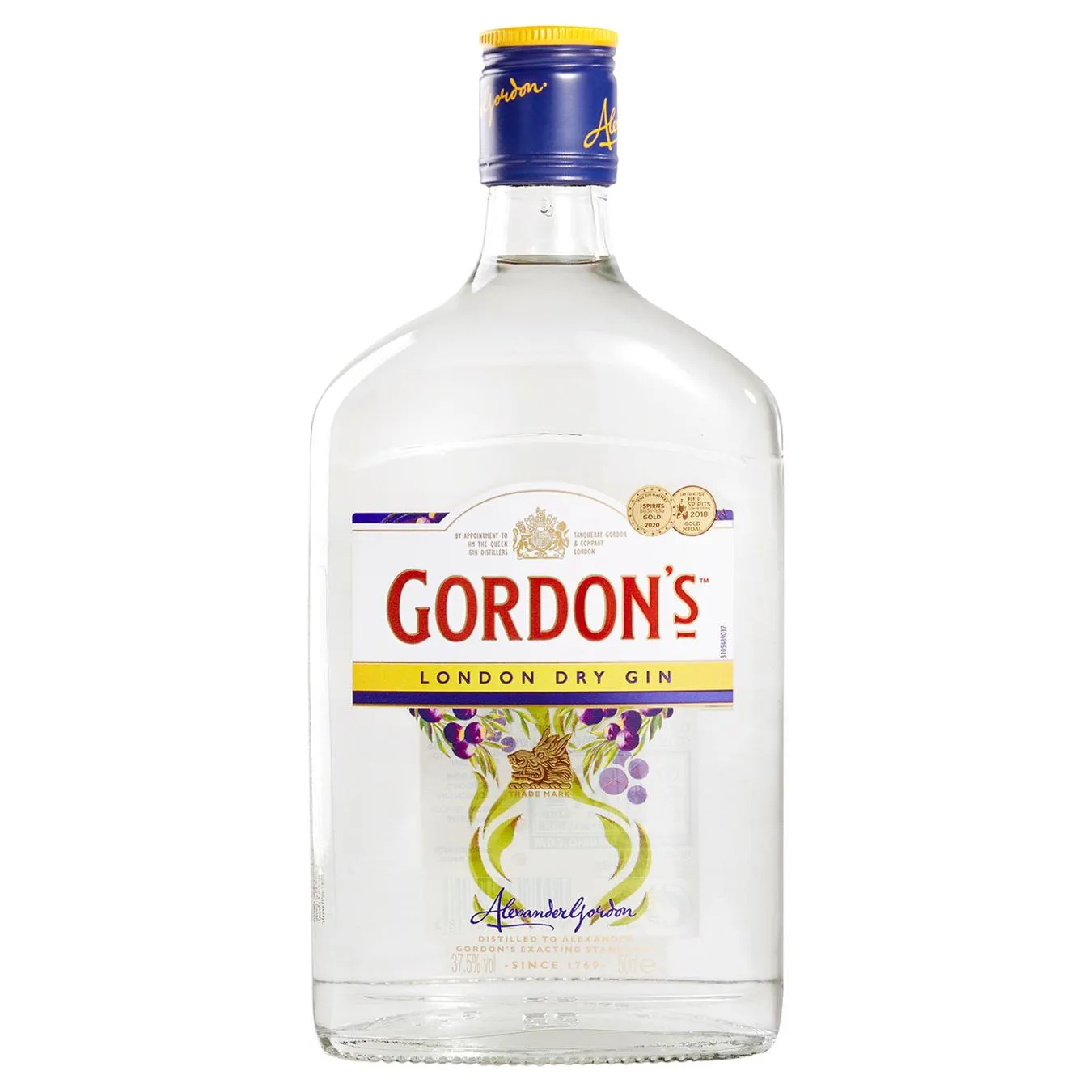 Джин Gordon’s 37,5% 0,5л зображення