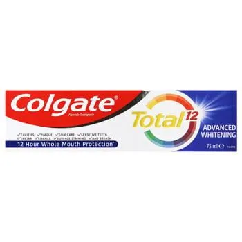 Зубна паста Colgate Total 12 Advanced Whitening 75мл зображення