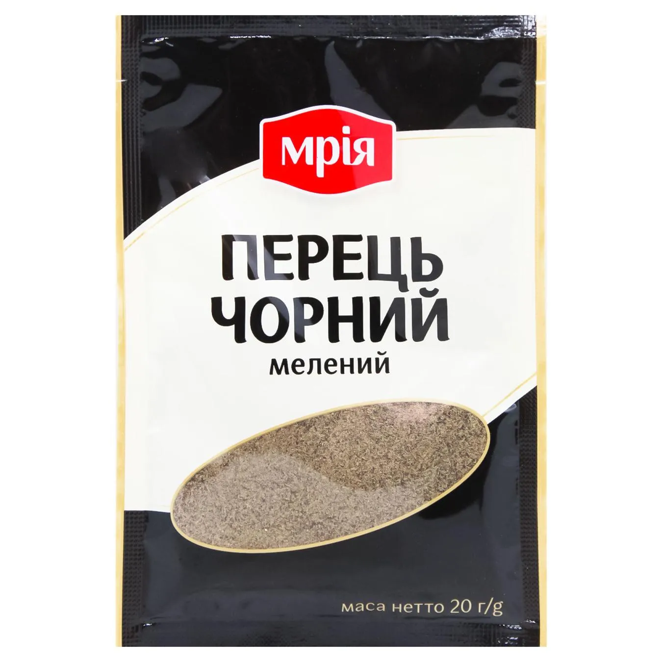 Перець чорний Мрія мелений 20г зображення
