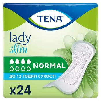 Прокладки урологічні Tena Lady Slim Normal жіночі 24шт зображення