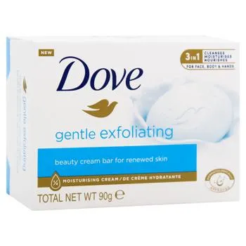 Крем-мило тверде Dove Gentle exfoliating 90г зображення