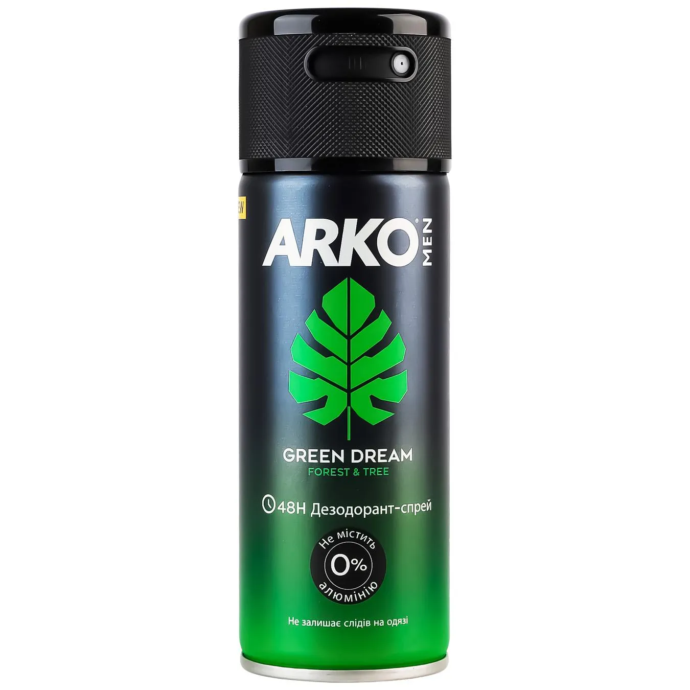 Дезодорант аерозольний Arko Men Green Dream Forest & Tree 150мл зображення