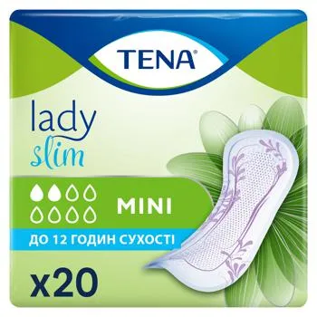 Прокладки урологічні Tena Lady Slim Mini 20шт зображення