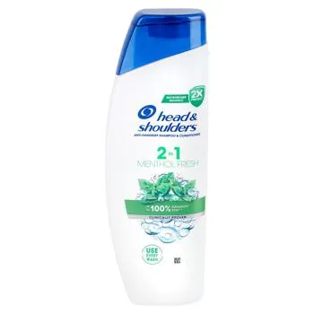 Шампунь Head&Shoulders Свіжість ментолу 2в1 330мл зображення