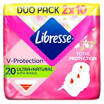 Прокладки гігієнічні Libresse Ultra Normal Wing Aloe Vera & Camomile 20шт зображення