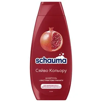 Шампунь Schauma Сяйво Кольору для фарбованого і мелірованого волосся 400мл зображення